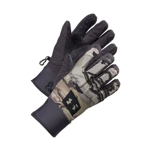 Under Armour Men&#039;s UA Mid Season Hunt Gloves Camo Hunting Windstopper Mitts