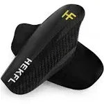 HEKFL Carbon Fiber Soccer Shin Guards Carbon Fiber Football Leg Guard Plate Light Comfortable Anti-Impact Suitable for Adult Y, Carbon