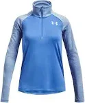 Under Armour - Girls Tech Graphic 1/2 Zip Sweater