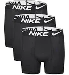 Nike Boy's 3-Pack Logo Boxer Briefs - Black - Size XL