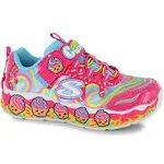 Skechers Girls' Little Kid & Big Kid Cupcake Cutie Scented Running Shoes | Pink/Multi | Size 4 - Big Kid