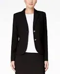 Calvin Klein Womens Two-Button Blazer