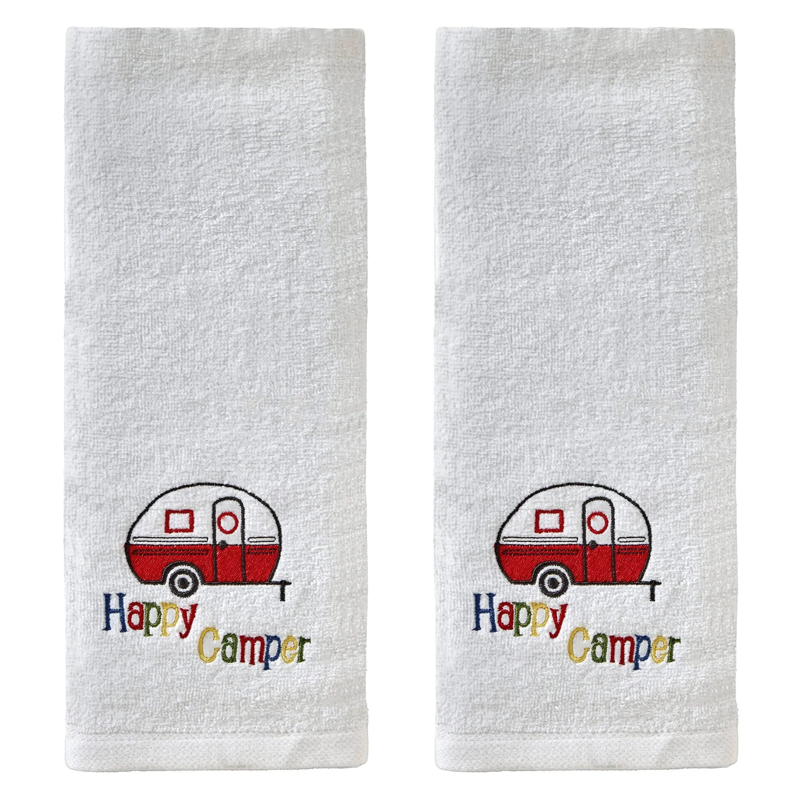 SKL Home Retro Camper Hand Towel Set, (2-Pack), 2 Pack