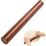 Zulay Kitchen 15.9 inch Professional Stainless Steel Rolling Pin - Copper