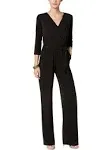 Ny Collection Women’s Sleeve Wide Leg Jumpsuit Black Size PXL NWT