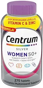 Centrum Silver Multivitamins for Women Over 50, Multimineral Supplement, 275 Ct