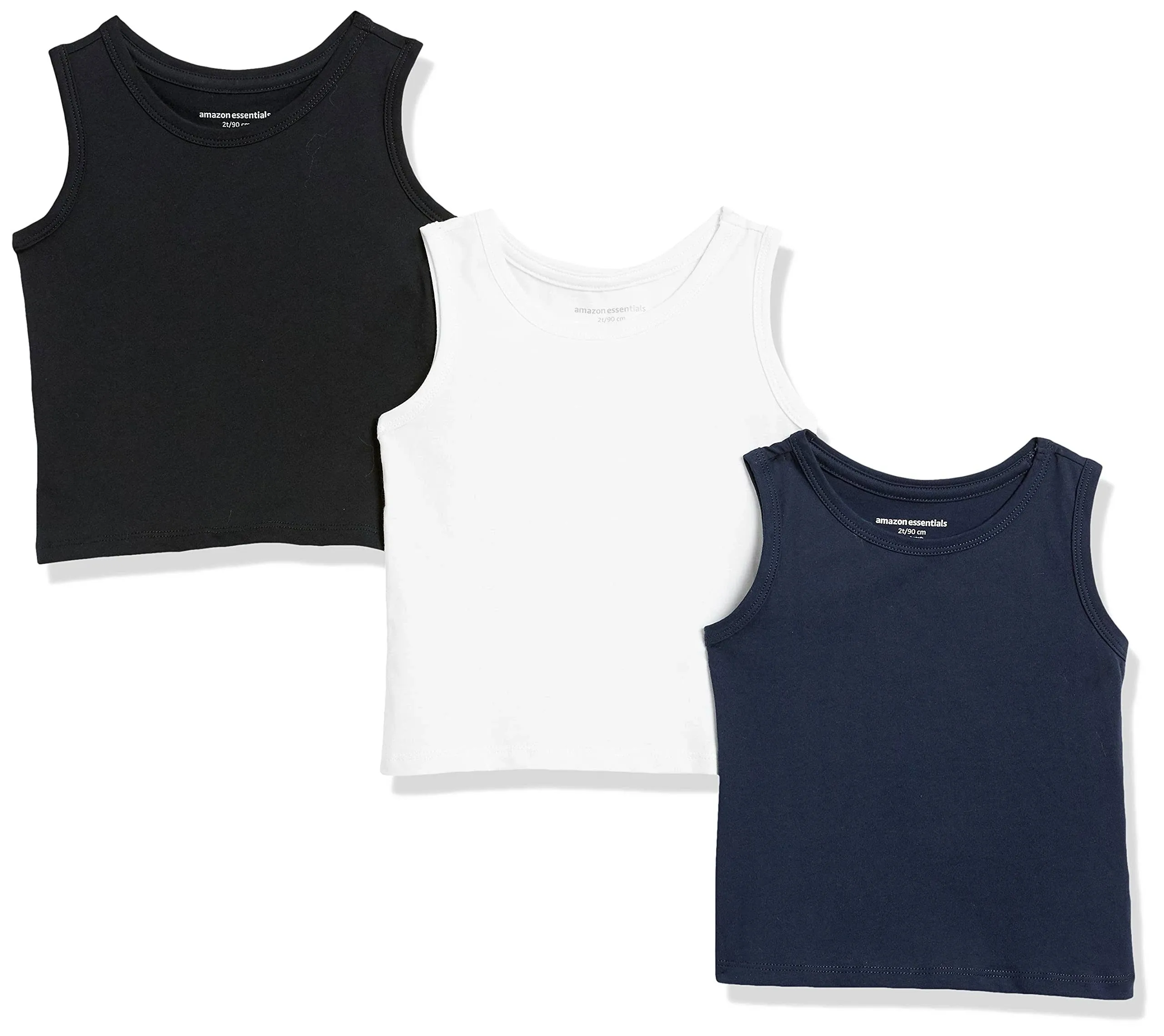 Amazon Essentials Boys Tank Tops, 3 pack, X-Large