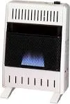 10,000 BTU Liquid Propane Ventless Blue Flame Heater with Base Feet, T-Stat Control