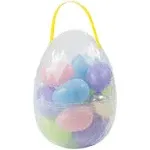 10" Egg Container with Plastic Easter Eggs - 18 Pc.