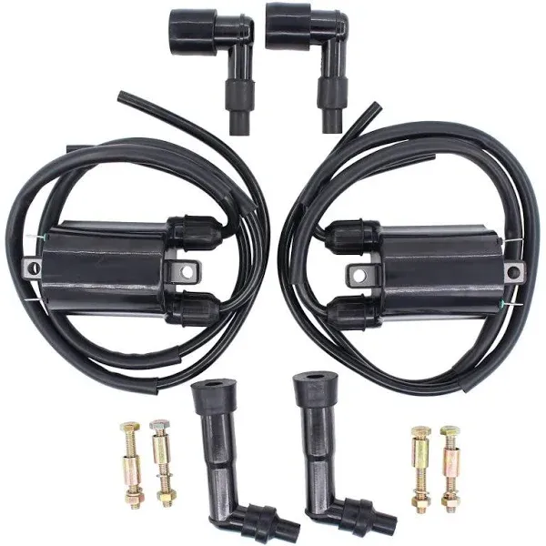 Newyall Pack of 2 Ignition Coil with Wire and Cap for Vulcan 1500 Classic