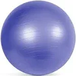 Purple Fitness Stability Ball Fitness Gym Equipment Home Workout Strength 25.6&#034;