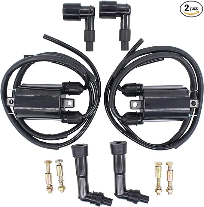 NewYall Pack of 2 Ignition Coil w/ Wire &amp;Cap for Vulcan 1500 Classic 2ll21-1288