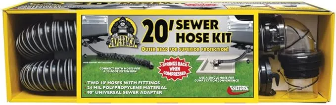 Valterra D04-0675 20' Silverback Sewer Hose Kit