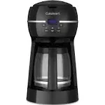 Cuisinart 12 Cup Classic Coffeemaker Black Charcoal Water Filter Office Home