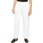 Petite Alfred Dunner Classics Pants - Short White