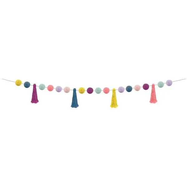 Teacher Created Resources - Pom-Poms and Tassels Garland