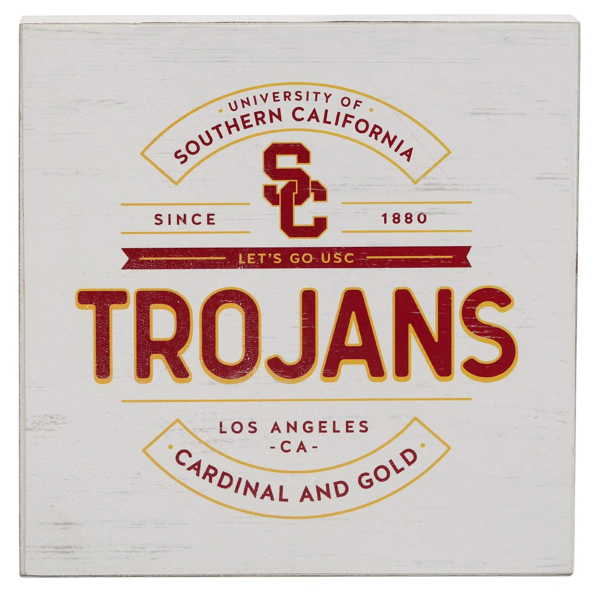 University of Southern California Trojans Wood Wall Decor