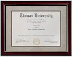 Flagship Diploma Frame Real Wood & Glass Golden Rim Sized 8.5x11 inch with Mat and 11x14 inch Without Mat for Documents Certificates (Double Mat,