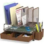 SimpleHouseware Mesh Desk Organizer