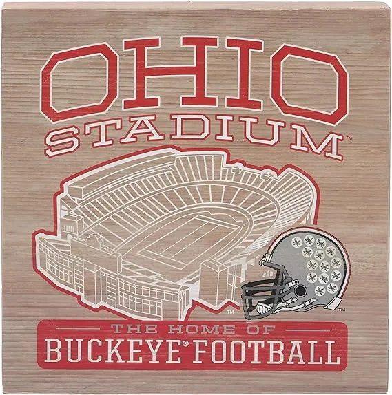 Ohio State University - Buckeye Football Stadium Wood Wall Decor