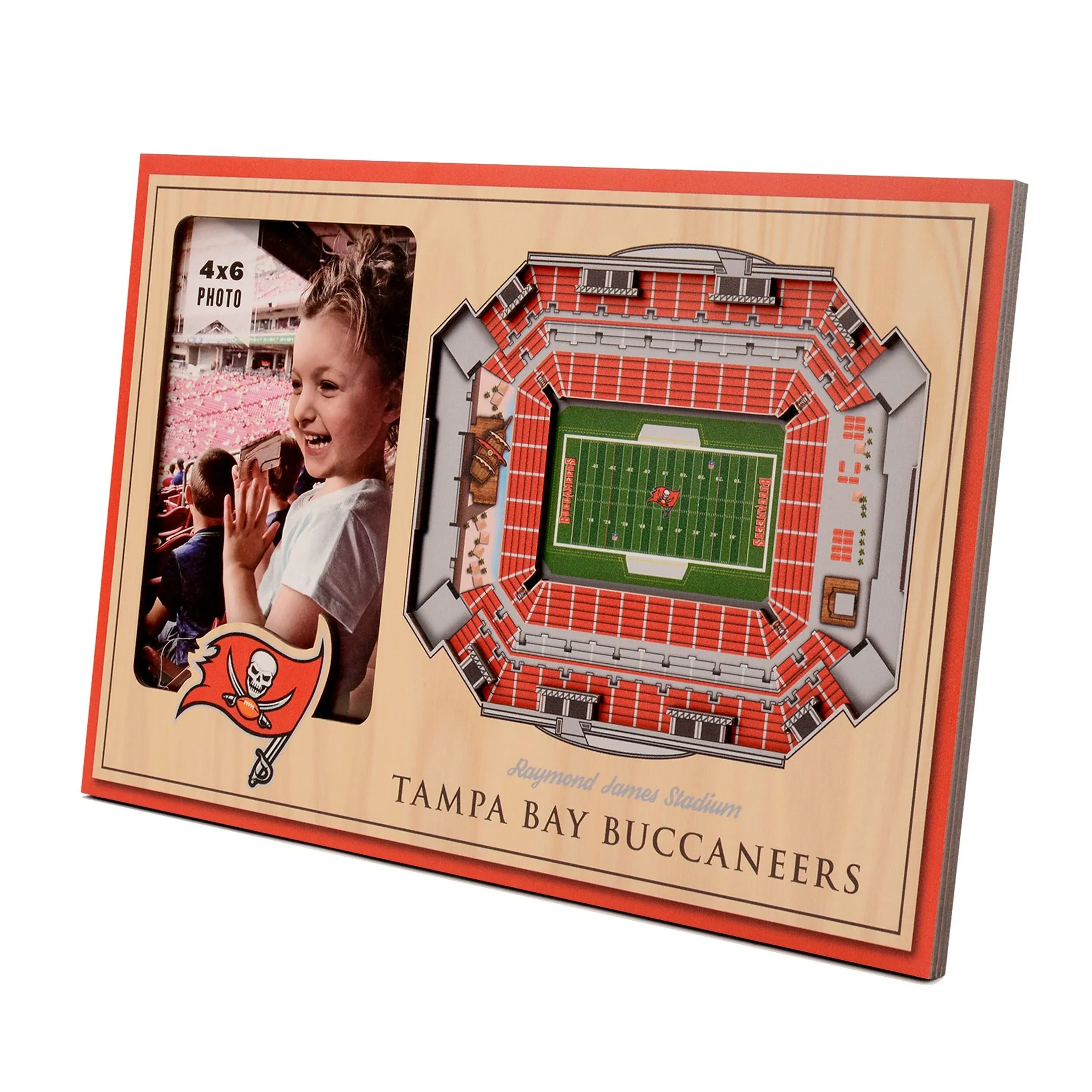 Tampa Bay Buccaneers 3D StadiumViews Picture Frame