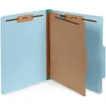 Blue Summit Supplies Legal Size 2-Divider Tab Cut Folders