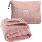 BlueHills Premium Soft Travel Blanket Pillow Airplane