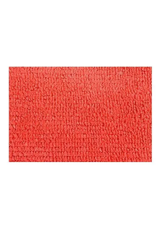 Eurow Microfiber 16 x 16in 300 GSM Ultrasonic Cut Cleaning Towels 12-Pack - Red