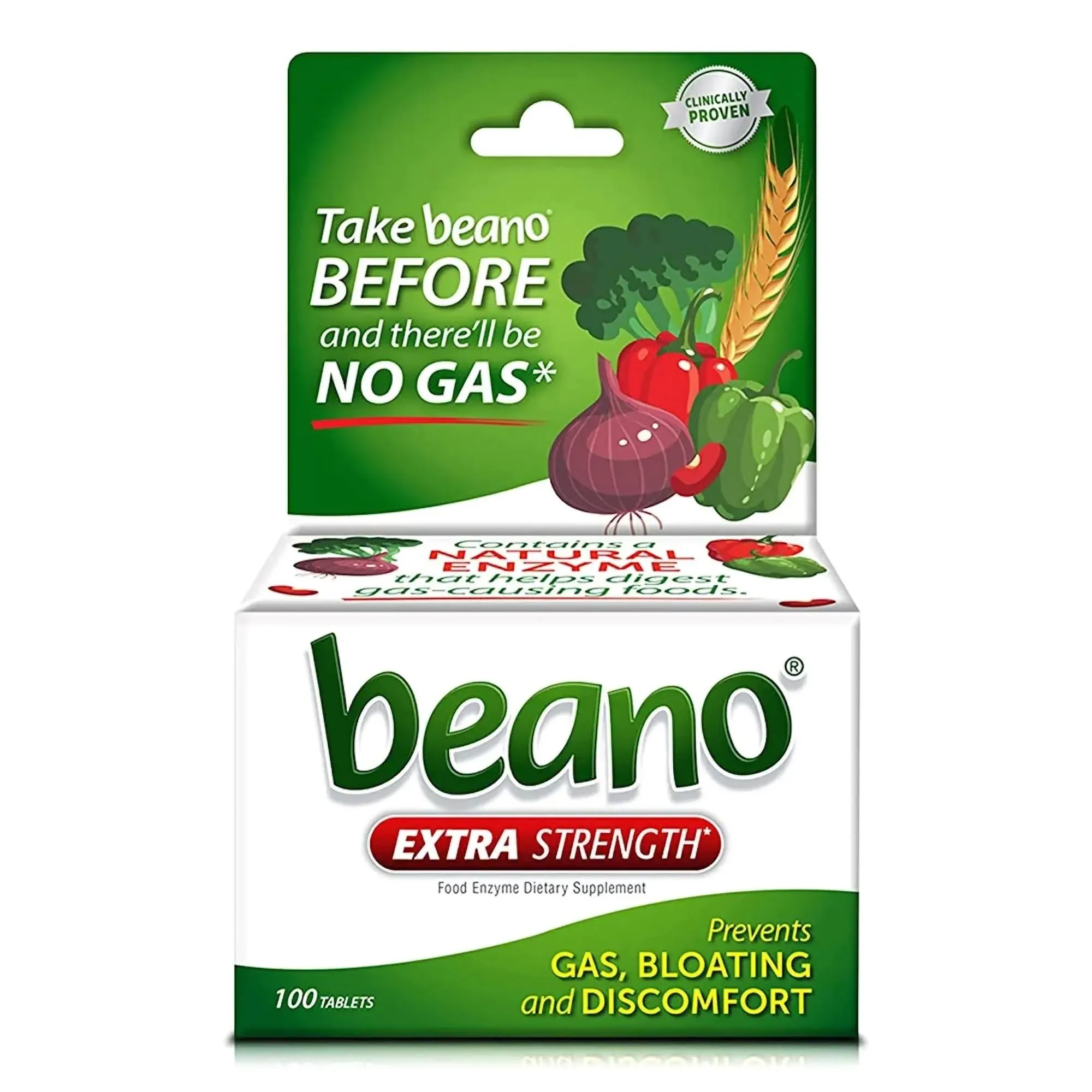 Beano Food Enzyme Dietary Supplement, Ultra 800, Tablets - 30 tablets