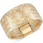 14K Gold Openwork Mesh Stretch Ring