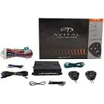 Avital 3100LX Keyless Entry Trunk Release Car Alarm Security System Starter Kill