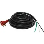 Valterra Products LLC A10-3025END 30Amp Rv Non-Detachable Power Cord 25Ft