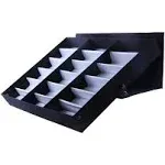 18 Slot Sunglasses Display Case for Women and Men, 18.7x14.9x2.4 in