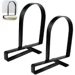 Clamped Bookends for Shelves Heavy-Duty Book Ends Book Shelf Holders - Non-Sk...