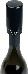 AirVi High-Quality Automatic Vacuum Wine Saver with Pump, Black 