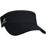 NWT--HEADSWEAT<wbr/>S TIMEX WATCH LOGO TRIATHLON RUNNING TIMEX BLACK VISOR HAT-PROMO!!