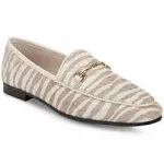 Sam Edelman Loraine Bit Loafer Taupe Zebra 10.0