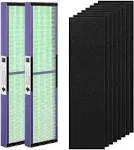 2 Pack FLT4825 True HEPA Filter B Replacement Compatible with Germ Guardian A...