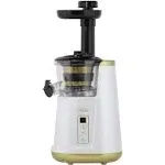 Omega Juicer Cold Press 365 Vertical Slow Masticating Extractor for Fruits and Vegetables, BPA-Free, 65 RPM, 150-Watts, White