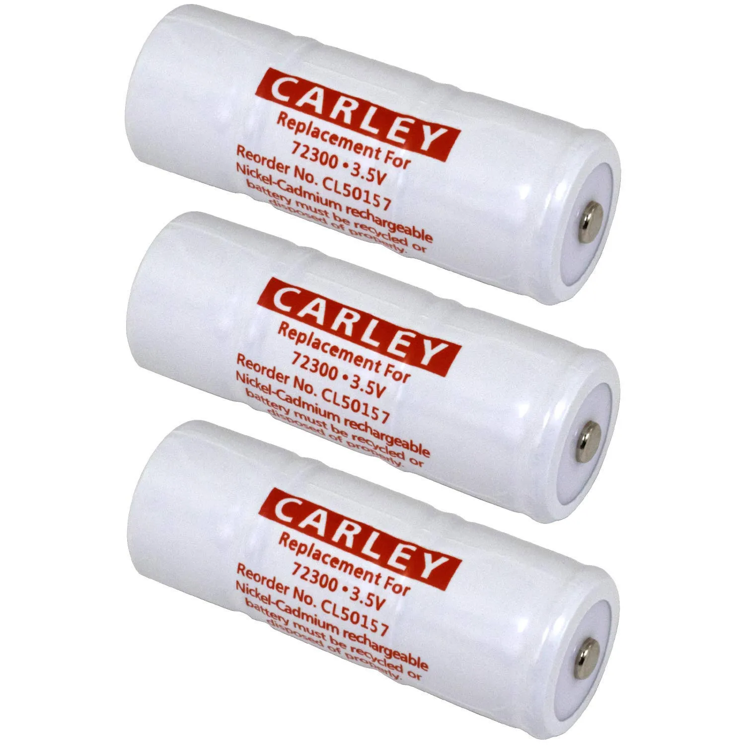 3 Carley Lamps 72300 Replacement for Welch Allyn 72300 Batteries 3.5V
