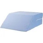 DMI Ortho Bed Wedge Elevated Leg Pillow, Supportive Foam Wedge Pillow for Elevating Legs, Improved Circulation, Reducing Back Pain, Post Surgery and Injury, Recovery, Blue, 6” x 20” x 24”