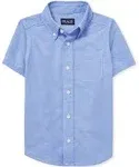 The Children's Place Boys Short Sleeve Oxford Shirt