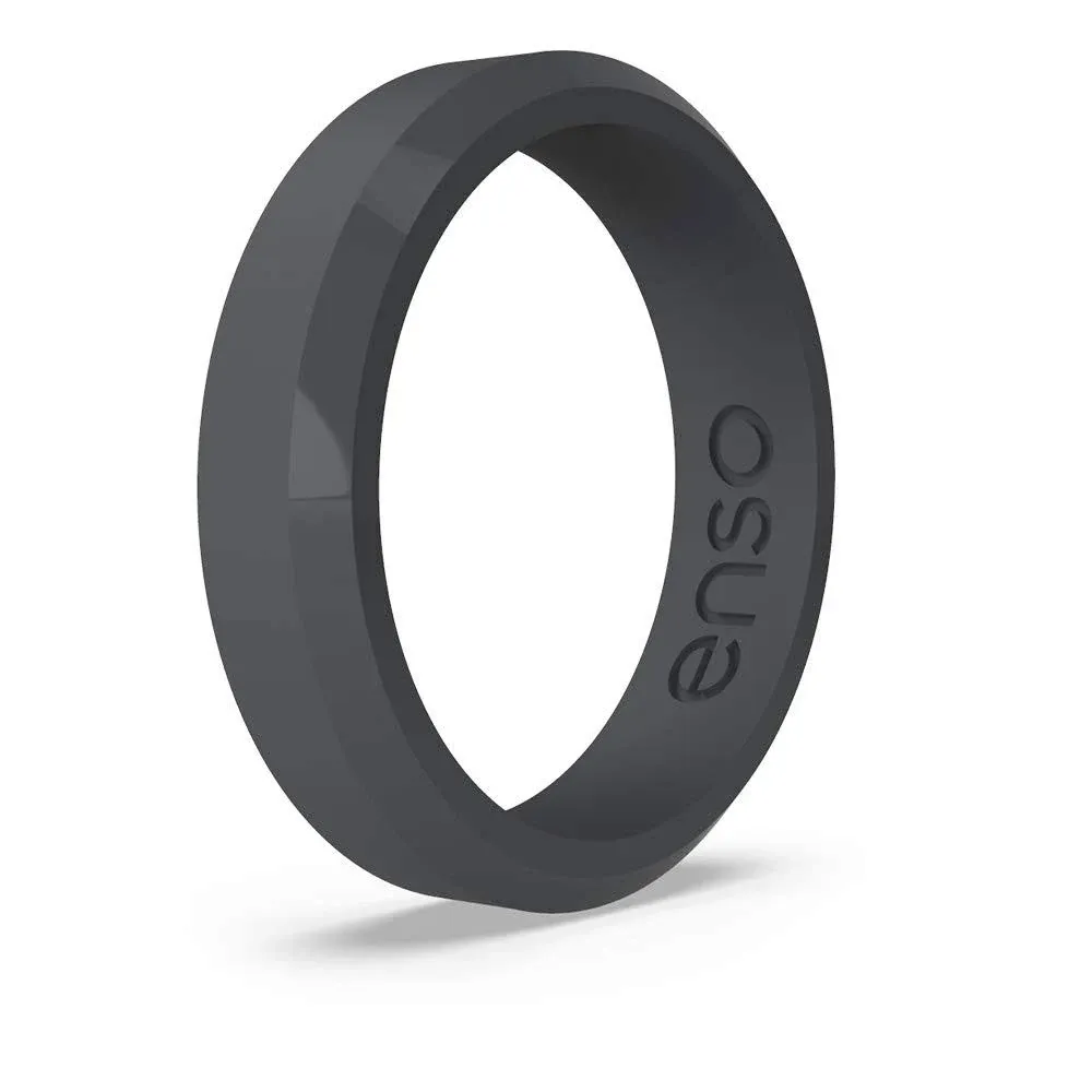 Enso Rings Thin Bevel Series Silicone Ring