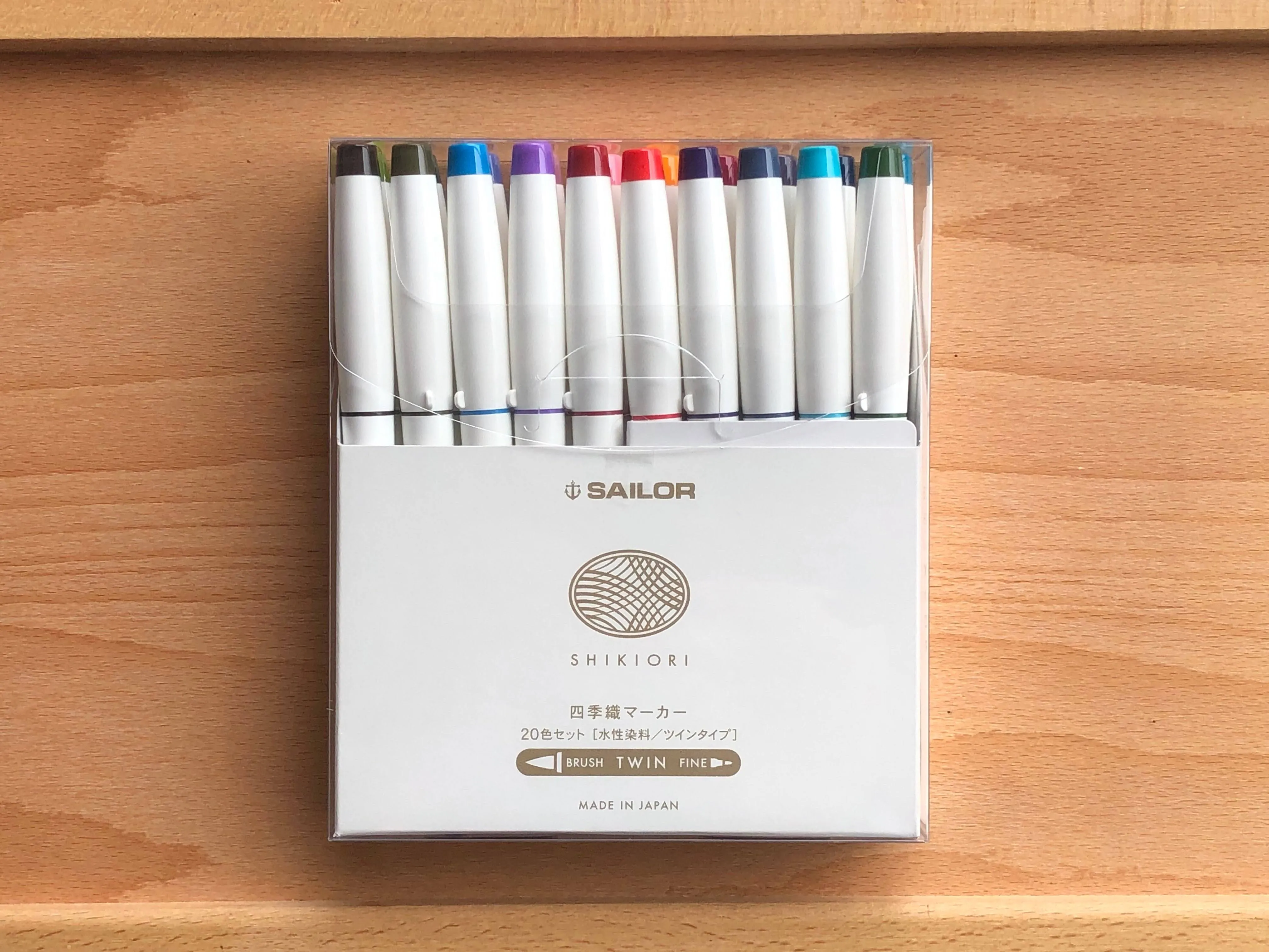 Sailor Shikiori Brush Pen Set of 20 Assorted