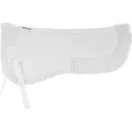 HORZE Fur Half Pad | Durable, Breathable, Non-Slip Correction Saddle Pad White