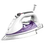 Black+Decker, Professional Steam Iron with Stainless Steel Soleplate, Purple, IR1350S-T