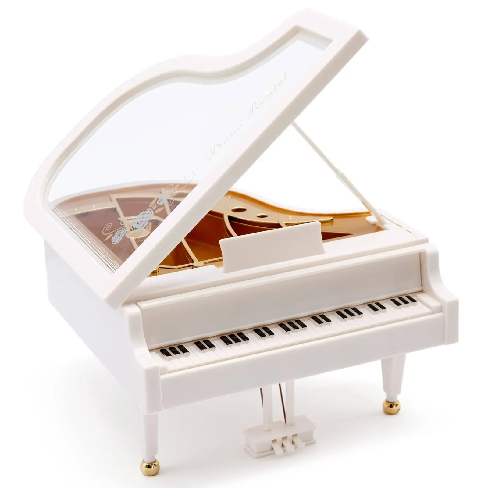 JJYHEHOT Piano Music Box, Wind Up Musical Boxes, Classical Music Box for Girls Birthday Gift or Desk Decoration Ornament