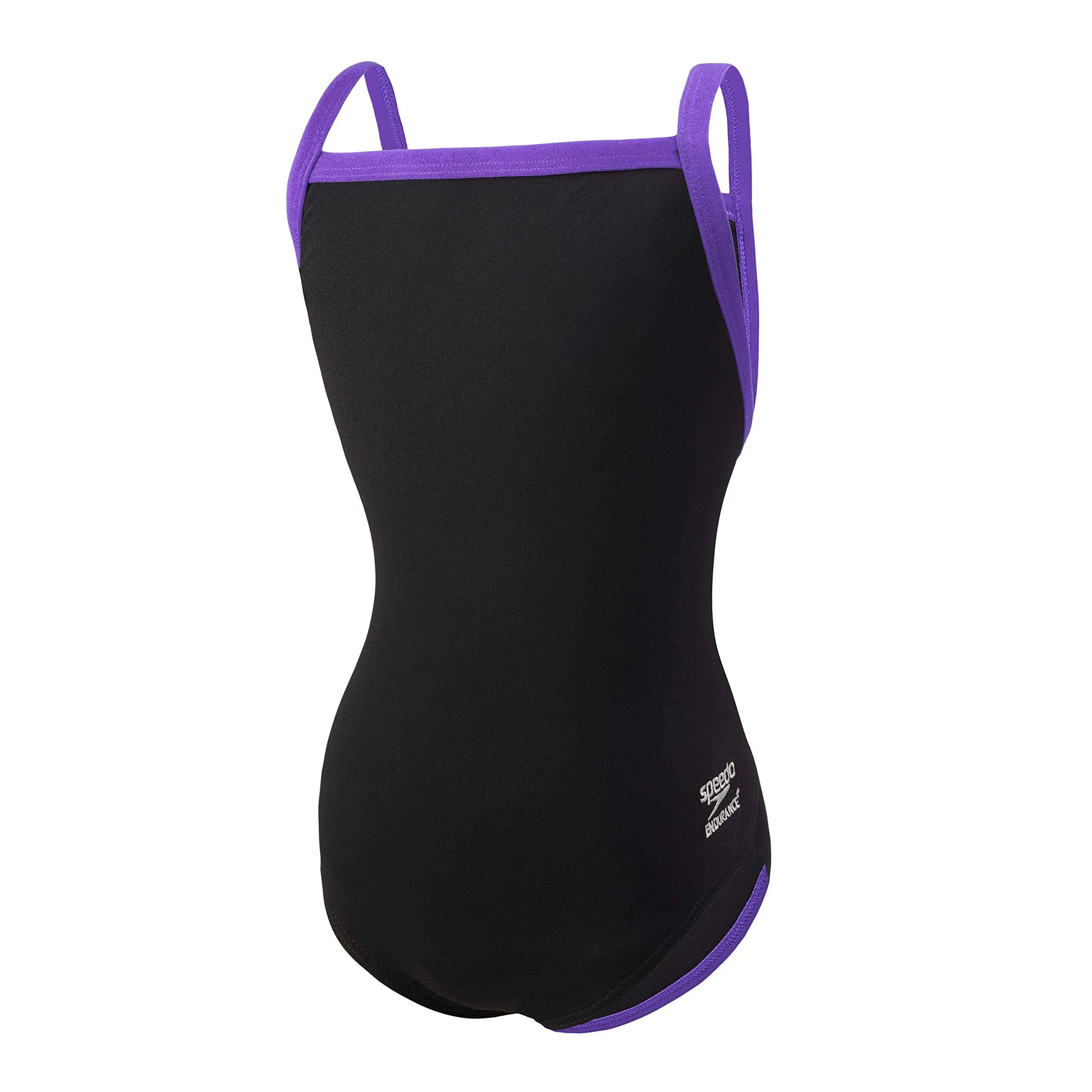 Speedo Girls' Swimsuit One Piece Endurance+ Flyback Solid Youth Team Colors