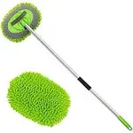 Anngrowy Microfiber Wash Brush Sponge