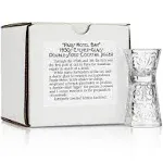 “Paris Hotel Bar” 1930s Etched-Crystal Double-Sided Cocktail Jigger (Gift Box Collection)